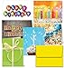 Note Card Cafe Happy Birthday Card Assortment with Yellow Envelopes | 72 Pack | 6 It's Your Birthday Designs | Blank Inside, Glossy Finish | Bulk Set for Greeting Cards, Occasions, Birthdays