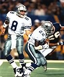 TROY AIKMAN & EMMITT SMITH DALLAS COWBOYS 8X10 SPORTS ACTION PHOTO