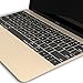 Kuzy Compatible with MacBook Pro 13 inch Keyboard Cover A1708 No TouchBar and MacBook 12 inch Keyboard Cover A1534 Silicone Skin, Black