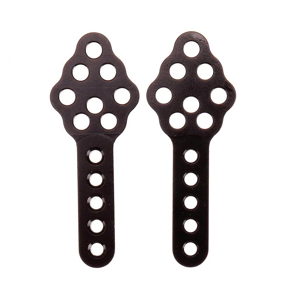 DollaTek 2Pcs CNC Metal RC Car Shock Absorber Mount Adjust Height Angle Stand for Axial SCX10 90046 D90 D110 RC Crawler Car