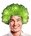 LED Light Up Afro Wig - St. Patrick's Day Costume Accessory for Men and Women - Green