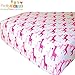 1 Soft & Breathable Fitted Baby Crib Sheets For Better Sleep. Premium, Durable Muslin Cotton Toddlers Sheets in Cute Colors For Girls. A Perfect Baby Shower Gift.