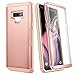 YOUMAKER Case for Galaxy Note 9, Full Body Heavy Duty Protection with Built-in Screen Protector Shockproof Rugged Cover for Samsung Galaxy Note 9 (2018) 6.4 inch - Rose Gold/Pink
