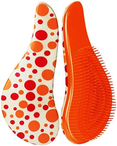 Detangling Brush,Detangler Hair Comb Kids Hairbrush for Wet,Dry,Curly,Coarse,Straight Hair(Orange)