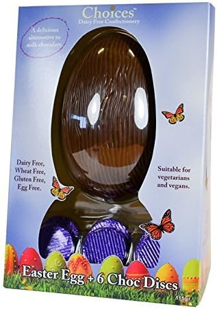 Choices Easter Egg & Milk Chocolate Discs - Dairy Free Milk Chocolate Alternative CELTIC CHOCOLATES 115g