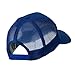 6 Panel Mesh American Flag White Patch Cap - Royal OSFM