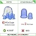 Kestie Anticellulite Vacuum Suction Cups – High Grade Hypoallergenic Silicone for Safe Cellulite Removal – Superior Suction Treats Stretch Marks & Acne – Bonus 6 Pack for All Body Massage with e-Book
