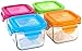 Wean Green Snack Cubes Glass Food Containers, Garden Pack