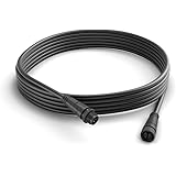 Outdoor Low voltage Extension Cable for use with Philips Hue Calla and Lily Outdoor lights, 16ft (Requires Hue Hub & Power Source)