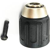 N472497 N092854 1/2" Chuck black screw components Replace For DeWalt Parts | Fits DeWalt DCD771 DCD776 DCD778 DW959K-2 DCD777 DCD734 replacement drill chuck