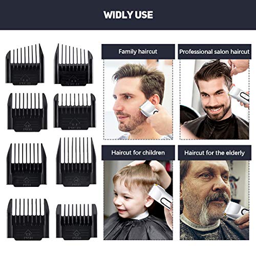 Professional Hair clippers for Men, Cordless Hair Trimmer for Men Women Kids, Liaboe Hair Cutting Kit with Battery Indicator, Trimmer Clippers USB Rechargeable, Guide Combs, Oil, Cleaning Brush