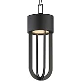 Maxim Lighting 40683BK Quayside VX - 12W 1 LED Outdoor Pendant-16 Inch Tall and 5.5 Inch Wide