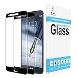 [2-PACK] MP-MALL For LG Stylo 3 Plus Screen Protector [Tempered Glass] [Full Cover] with Lifetime Replacement Warranty - Black