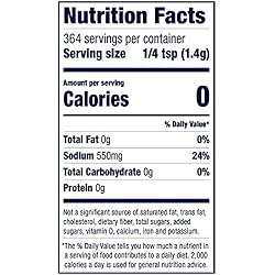 Morton All-Natural Himalayan Pink Salt, Fine, 17.6