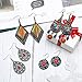4 Pairs Bohemian Vintage Dangle Earrings Retro Rhinestone Earrings Boho Dangle Drop Earrings for Women Girls (Style E)