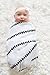 Kaydee Baby Organic Muslin Cotton Swaddle Blankets - Set of 2-47x47 Inch Large Unisex Swaddling Blanket - Different Options Available (Feather & Arrows)