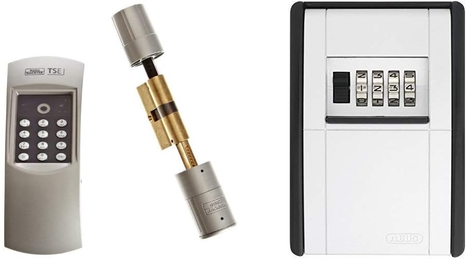 Burg Wächter Elektronisches Türschloss Tse Set 4001 Home BURG-WÄCHTER, Funk Tastatur TSE Set 4001 Home MCR mattchrom