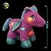 BSTAOFY Light up Pegasus Stuffed Animal Glow Unicorn LED Soft Plush Toys, Bedtime Nightlight Companion Gift for Kids on Christmas Birthday Valentines Day, Purple