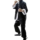 Cotton Kung Fu Uniform 3-Piece Set- Breathable Lightweight Tai Chi Clothing for Training and Practice