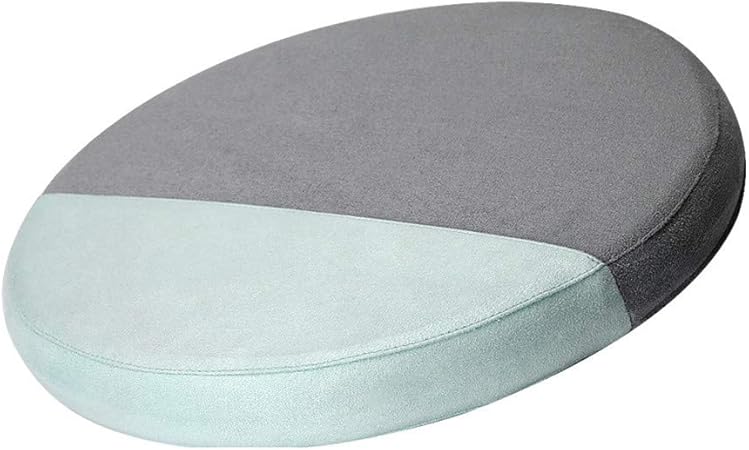 Amazon De Feiliandajj Memory Foam Rund Stuhlkissen 33x33x4cm Atmungsaktives Waschbares Abnehmbares Stuhl Sitzkissen Outdoor Buro Boden Balkon Auto Garten Tatami Kissen Chair Cushion Grau