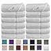 Chakir Turkish Linens 100% Cotton Embroidered Turkish Bathroom Towel Set |Soft and Absorbent |1 Bath Towel 27
