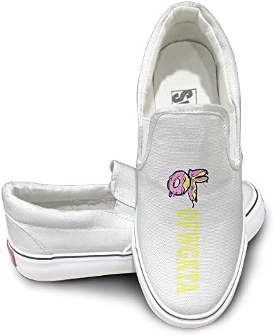 Amone Odd Future Ofwgk Skate Unisex Flat Canvas Shoes Sneaker White 35