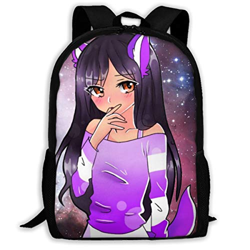 Aphmau-As-A Werewolf Backpack Shoulder Bag School Laptop Rucksack Daypack Knapsack Kids Adult Outdoor