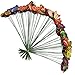 Antallcky 100pcs Butterfly Stakes Outdoor Yard Planter Flower Pot Bed Garden Decor Butterflies Christmas Decorations, Artificial Butterflies on Metal Wire Plant Stake Stems-Multicolor