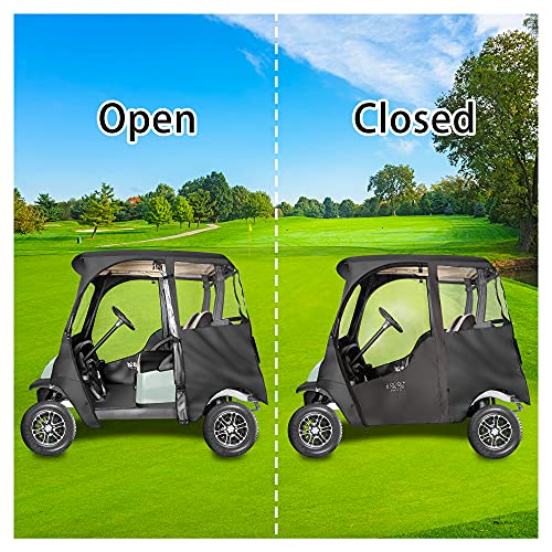 10L0L 2 Passenger Golf Cart Enclosure for Club Car Precedent with Side