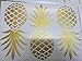 Pineapple Wall Decals Set of 12 – Large Tropical Fruit Stickers for Kids Bedroom, Nursery, Playroom – Removable Vinyl Mural for Smooth Wall Surfaces – Fun Home Decor Idea (8