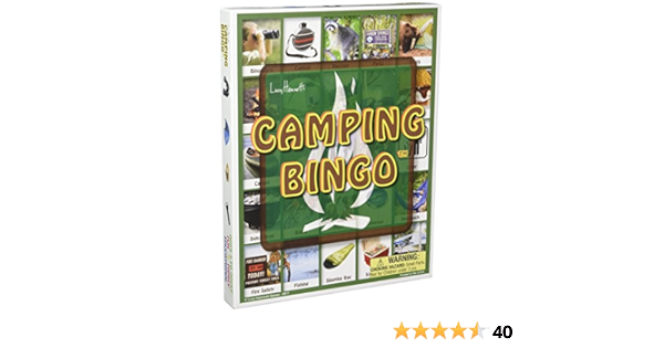 Amazon Com Lucy Hammett Games Camping Bingo Board Game Toys Games