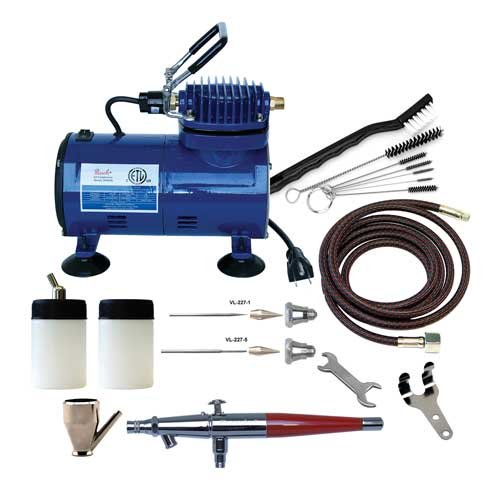 Paasche VL-100D Double Action Airbrush & Compressor Package