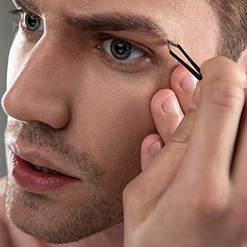 Eyebrow Tweezers Set, Terresa 4Pcs Professional Precision Tweezer for