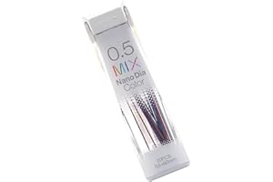 20Pcs 0.5MM Thick Pencil Refills for 0.5MM Mechanical Automatic Colored Refills for Art Drawing Sketching Colored Pencils