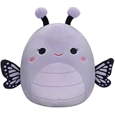 Squishmallows 5"" Bibiana The Butterfly, Small, Purple