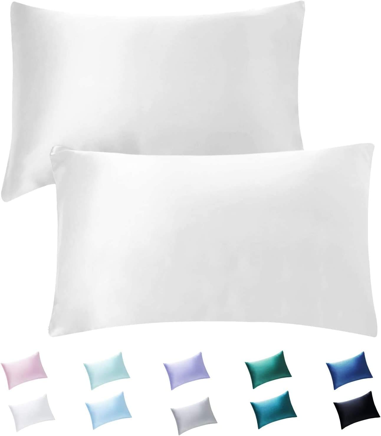 satin pillowcase and sheets
