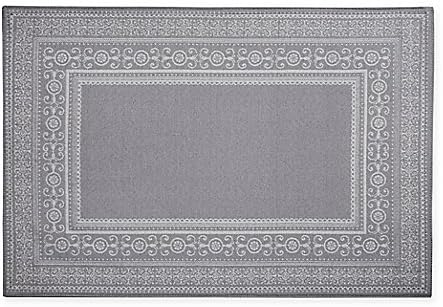 Marseille Frame Terra Woven Square Placemat in Grey