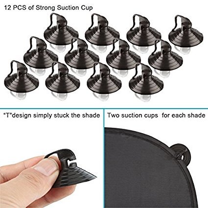 image for DW 5Pcs Car Sun Shade, Sun Protection Car Sun Screen Car Sunshade UV P
