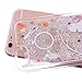 iPhone 6s Case iPhone 6 Case UHIPPO® Alice in Wonderland White Glitter Star Dynamic Liquid Quicksand Back Phone Case Cover for iPhone 6s iPhone 6 4.7 Inch Display