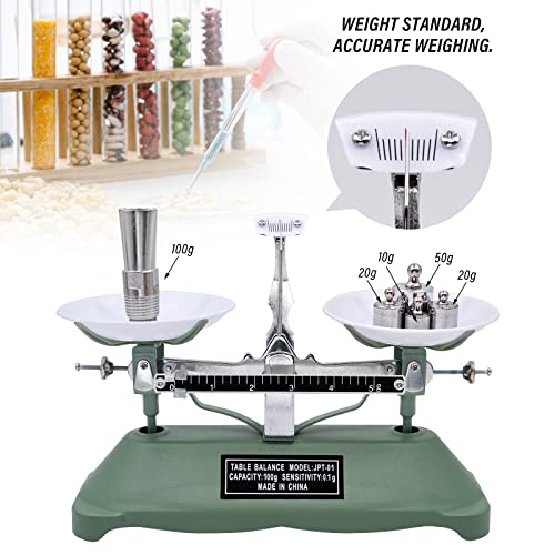 NAOEDEAH 100g Balance Scale For Lab Scale Mechanical Double Balance
