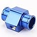 ATVATP 32MM Blue Water Temp Temperature Joint Pipe Sensor Gauge Radiator Hose Adapter
