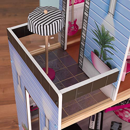 KidKraft 65826 Möbeln und Zubehör mit Licht-und Soundeffekten Sparkle Mansion Puppenhaus aus Holz, Rosa, 36 Monate - 8… – Bild 4