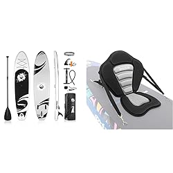 SereneLife Inflatable Stand Up Paddle Board