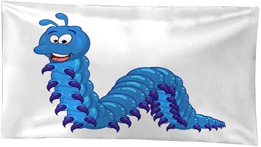 Amazon Co Jp 素敵なマンデラタペストリー 青いイラスト ミリペード キャラクター 白い背景に分離されたサードアイタペストリー 幅60 X 長さ51インチ ホーム キッチン