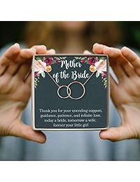 Collar de regalo para madre de la novia: regalo de boda, fiesta de novia, cena de ensayo, mujer de mis sueños, padre de la novia