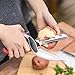 Stainless Steel Multipurpose Kitchen Scissors: Heavy Duty Kitchen Shears with Chef Knife, Deboning Scissor, Bottle Opener, Cutting Board, Fruit and Vegetable Peeler, Fish Scaler, and Fish Slicer