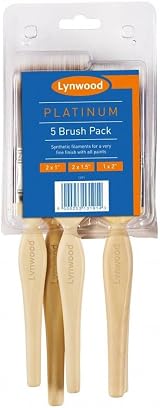 Harris 13191 Platinum Decorating Set 3 Brushes Roller Handle Dust Sheet view 1