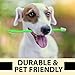 Dog Toothpaste and Toothbrush Set [REMOVES FOOD DEBRIS] Double Sided with Long Curved Handle [SUPER EASY CLEANING] - Best Soft Silicone Pet Toothbrush for Cats And Dogs [EXPANDABLE FINGER ENTRY] - Sma