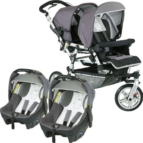 poussette powertwin pro 2 coques strata