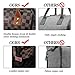 WODKEIS Lunch Bag Insulated Lunch Box Cooler Bag Large Lunch Tote Luxury Snacks Organizer Lunch Holder for Women Men Adults Work Picnic Hiking, Water-resistant, Wide-Open, Brown Lattice